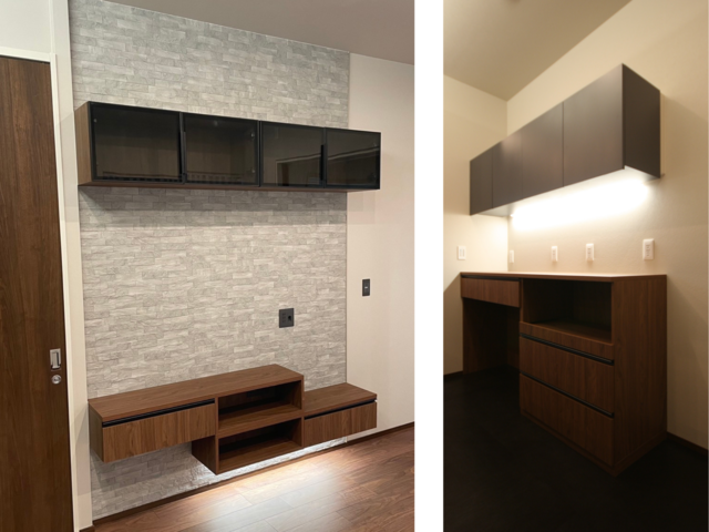 オリジナル家具 が映える家